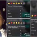 Nigerian father pesters his sister with texts about his baby's welfare