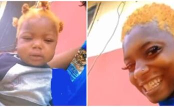 Young mum dyes her baby's hair blond to match hers, her action is infuriating | Ikejabird.com