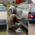 Nigerian mechanic converts old-looking Toyota Camry into new flashy car | Ikejabird.com