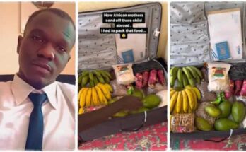 What happens when your African mother does the packing – Netizens react as man shares content of box | Ikejabird.com
