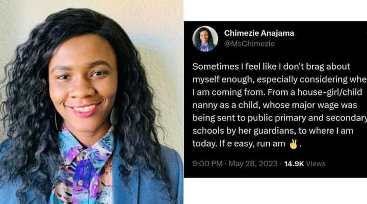 Nigerian lady who grew up as a house girl rises to peak of career | Ikejabird.com