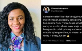 Nigerian lady who grew up as a house girl rises to peak of career | Ikejabird.com