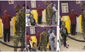 Soldier salute young girl |Ikejabird.com