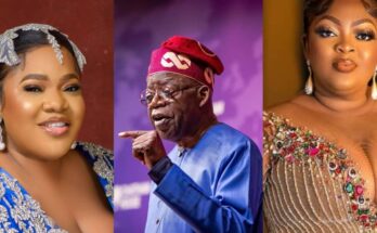 Una hustle don pay: Tinubu appoints Eniola Badmus, Toyin Abraham as entertainment committee