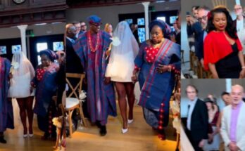 Pastor’s daughter causes a stir with her mini-wedding dress in church | Ikejabird.com