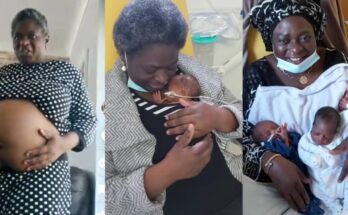 God is never late: 54 years old woman gives birth to triplet after 21 years of barrenness | Ikejabird.com