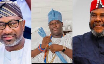 Are Igbos your problem? Netizens react to Otedola shaking hand with Ooni of Ife like Pete Edochie:ikejabird.com