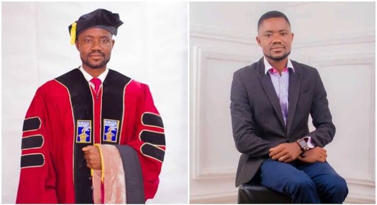 Nigerian man with PhD, multiple degrees in accounting, praises late mother for her sacrifice | Ikejabird.com