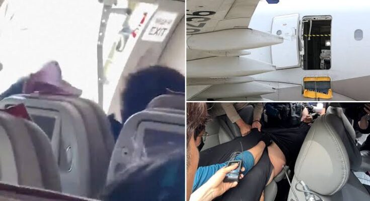 Passenger opens airplane emergency exit door during flight | Ikejabird.com