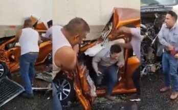 Horrific accident involving a Lamborghini and truck, car driver escapes unharmed | Ikejabird.com