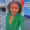 Nigerian Lady celebrates being the first in her family to travel by air | Ikejabird.com