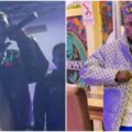 Portable weeps as crowd steal from him as he jumps towards them during performance