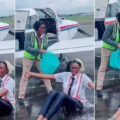 Decade dream of becoming a pilot finally comes true as lady registers her first flight | Ikejabird.com