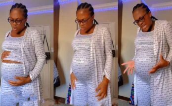 Heavily Pregnant woman can't wait for her unborn baby to come out | Ikejabird.com