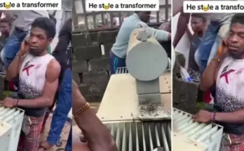 Man caught stealing community transformer | Ikejabird.com
