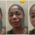Female soldier breaks down in tears as men refuse to 'toast' her |Ikejabird.com