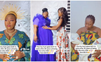 Lady ecstatic as mother gives birth to a set of twins |Ikejabird.com