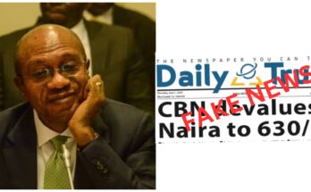 Fake news alert: CBN debunks claim of naira devaluation