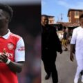 Omoluabi: Bukayo Saka hits  the street of Lagos for charity works:ikeja.com