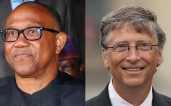 Peter Obi, the Labour Party's presidential candidate for the 2023 elections, voiced his support for Bill Gates' recent remarks regarding the increasing number of young Nigerian professionals leaving the country in search of better opportunities.:ikejabird.com