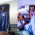Just In: Tinubu arrives Lagos from London to celebrate sallah:ikejabird.com