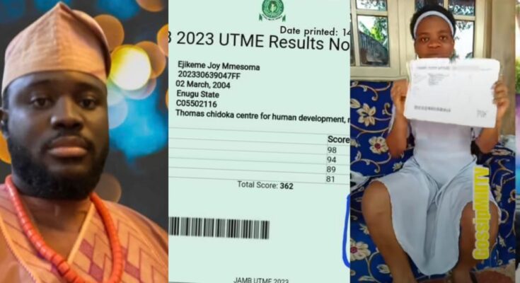 After the interview, by JAMB spokesman who talked at length about how he thinks Mmesoma doctored her result and frauded Nigerians to pity her, a Nigerian man, @eyi-Nupe, determined to uncover the truth, decided to scan the QR code:ikejabird.com