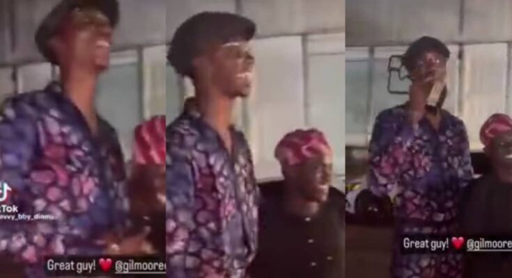 The height of friendship: Netizens react to skitmakers Layi and Gilmore meetup | Ikejabird.com