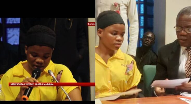 "I seek your forgiveness": Mmesoma Ejikeme apologise to JAMB over results forgery:ikejabird.com