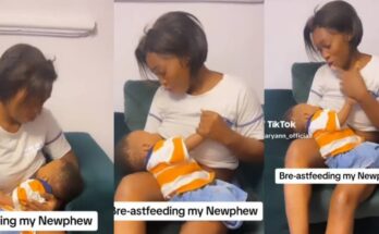 Is this even allowed: Nigerian Woman breastfeeds nephew:ikejabird.com