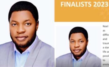 Nigerian student, Noel Ifeanyi Alumona short-listed for $100,000 2023 Global Student Prize