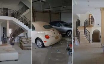 Wife abandons late husband's $10m mansion, flees with children