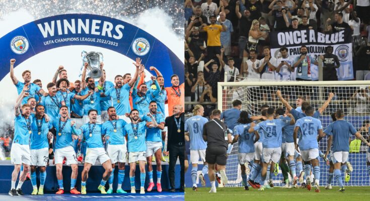 Man City lift their first UEFA Super Cup Trophy : ikejabird.com