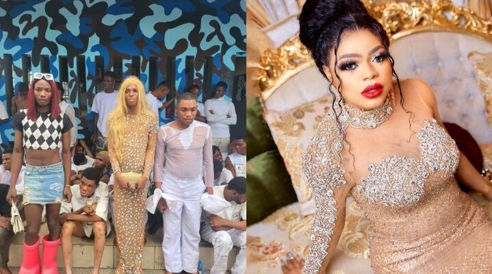 "Arrest Bobrisky"- Reactions as police parade gay suspects in Delta state |Ikejabird.com