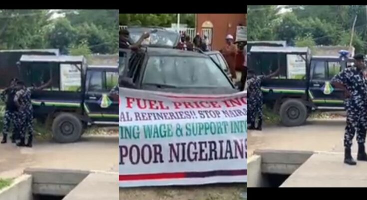 The Nigeria Labour Congress has begun its planned nationwide strike today, starting at the Kano state library and marching to the Kano State Government House. :ikejabird.com
