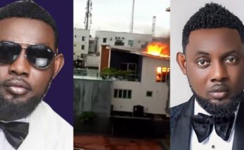 Nigerian comedian AY, also known as Ayodeji Makun, was scared when his Lagos crib caught fire on Sunday:ikejabird.com