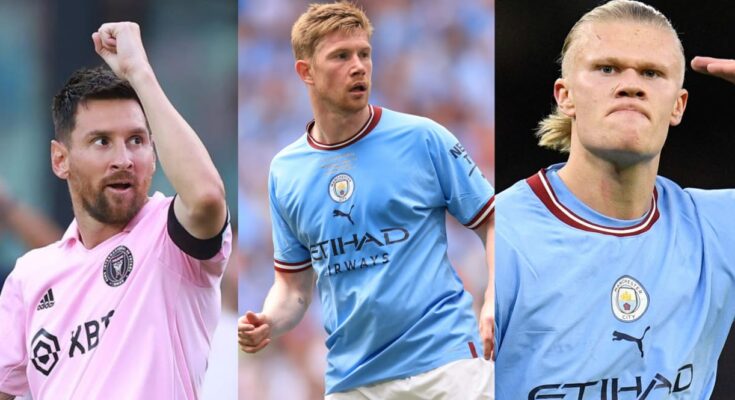 De Bruyne, Haaland, Messi nominated for UEFA player award:ikejabird.com