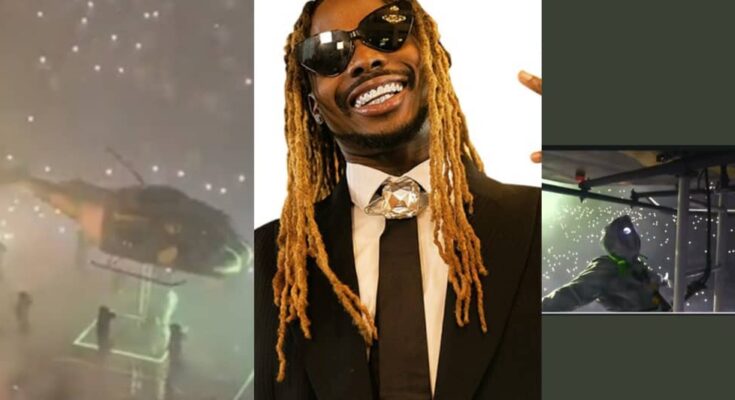 Lonely at the top: Asake Drops From Helicopter for His 02 Arena Show:ikejabird.com