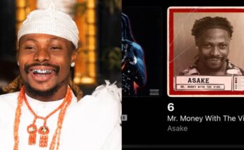 Asake's "Mr. Money With The Vibe" Album Climbs to #6 on NG Apple Music Chart | Ikejabird.com
