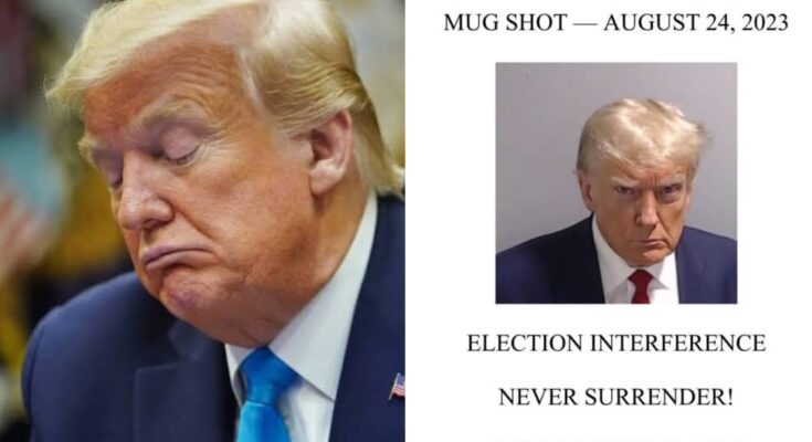 Mug shot released: Trump faces criminal charges over attempted election result overturn | Ikejabird.com