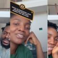Adekunle Gold almost spills Simi's phone number during playful couples' game | Ikejabird.com
