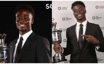 Bukayo Saka wins 2023 men's PFA young player of the year award | Ikejabird.com
