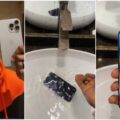 Man puts iPhone 15 Pro Max inside water, tests resistance