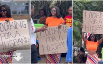 Nigerian lady announces search for a husband