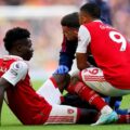Bukayo Saka suffers foot injury