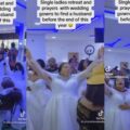 "Desperation is real"- Single ladies praying for husbands in wedding gowns spark mixed reactions |Ikejabird.com