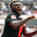 Victor Boniface not happy after breaking Bundesliga record