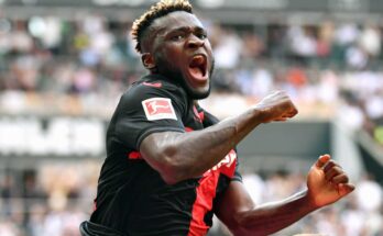 Victor Boniface not happy after breaking Bundesliga record