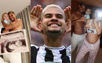 EPL baby: "Newcastle United's Bruno Guimaraes, his wife anticipates arrival of second child:ikejabird.com