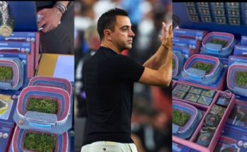 Are they broke? Barcelona sells pieces of Camp Nou grass to raise funds:ikejabird.com