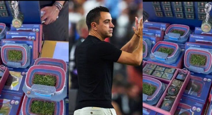 Are they broke? Barcelona sells pieces of Camp Nou grass to raise funds:ikejabird.com